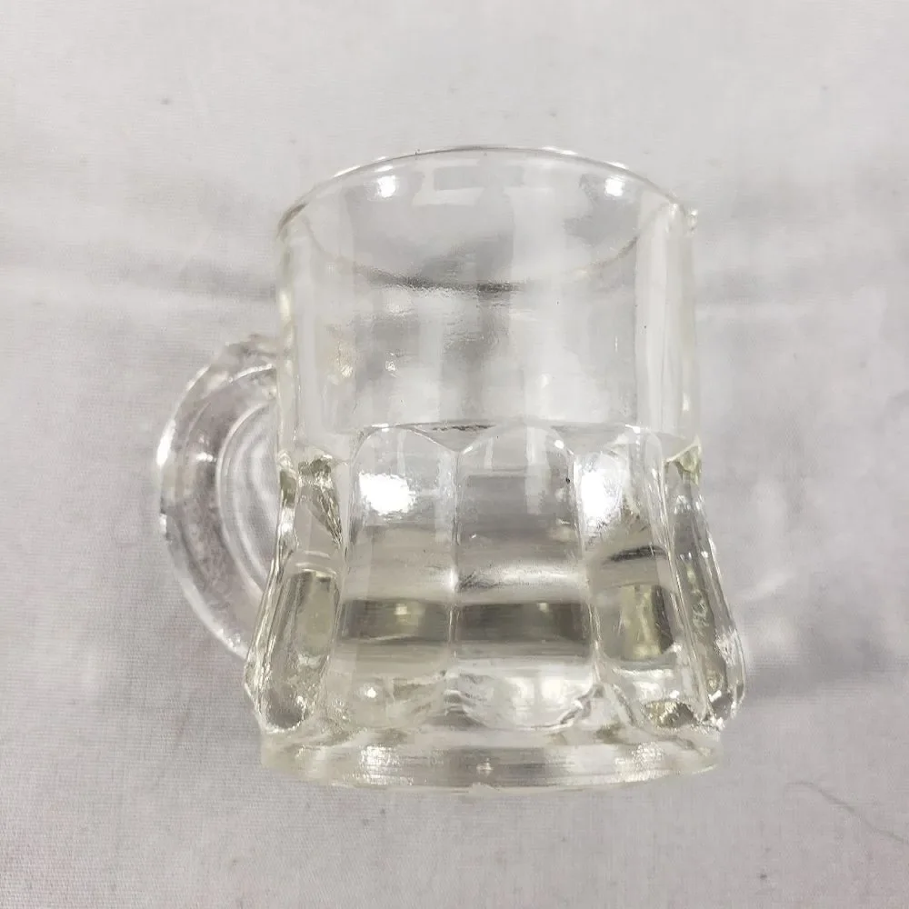 Vintage Federal Mini Beer Mug Shot Glass w/ Handle 2